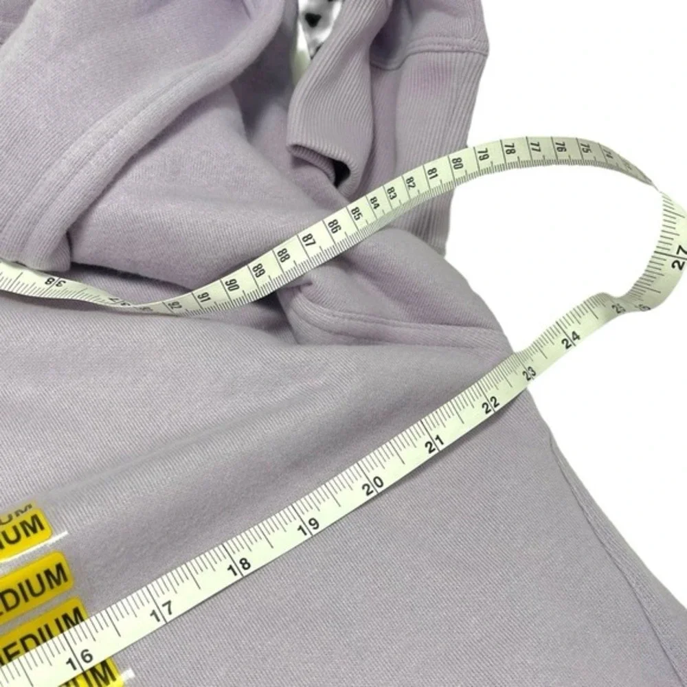 NEW DKNY Medium‎ Purple Sweatshirt Crew Neck Logo Pullover Athleisure Sporty